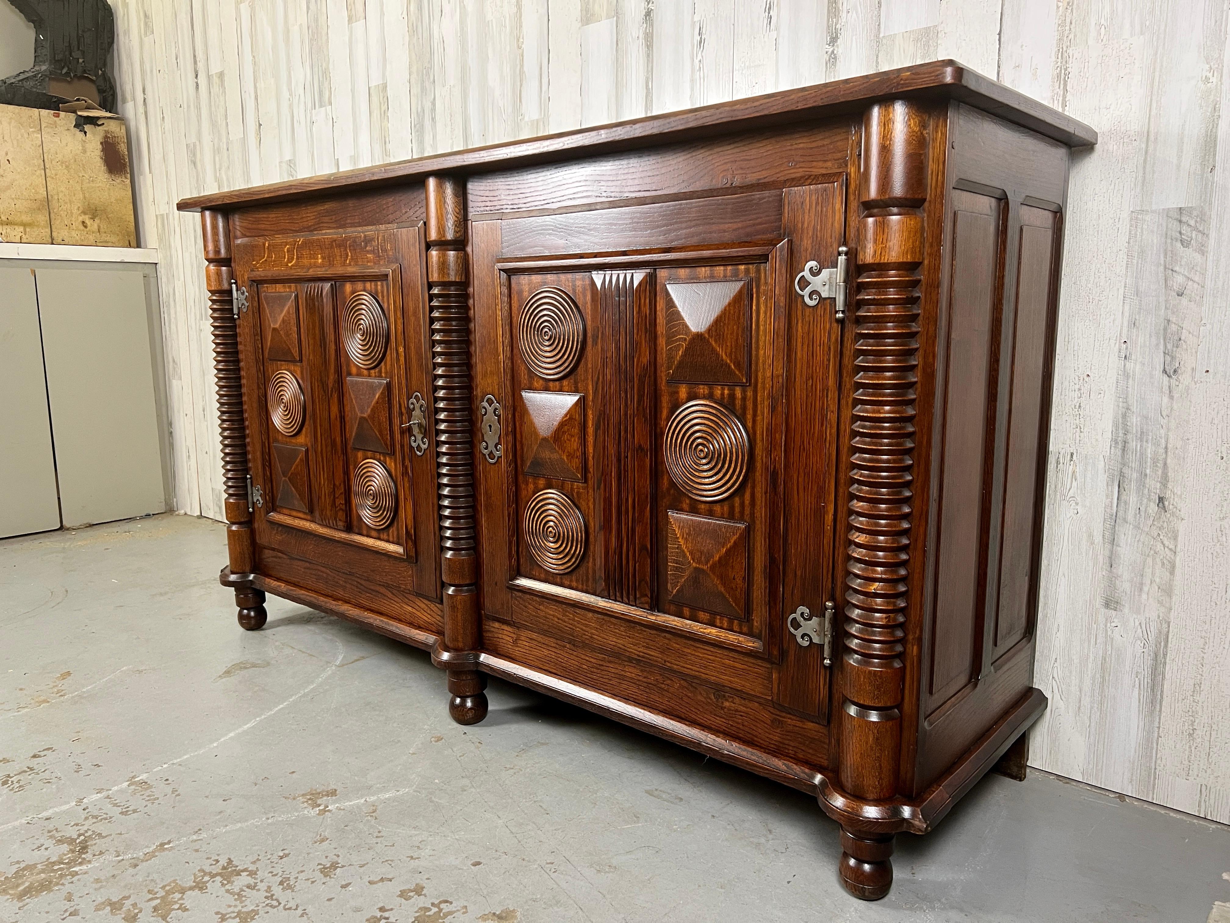 Art Deco French Modernist Buffet by Charles Dudouyt  For Sale