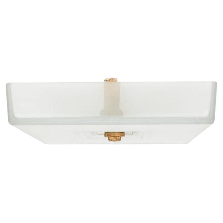 French Modernist Ceiling Fixture by Martin Et Guenier For Sale