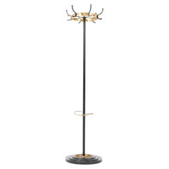 French Modernist Coat Rack or Stand by Jacques Adnet, 1950s