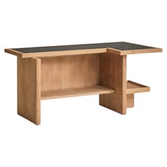 Table basse moderniste française dans le style de Guillerme et Chambron, années 1960