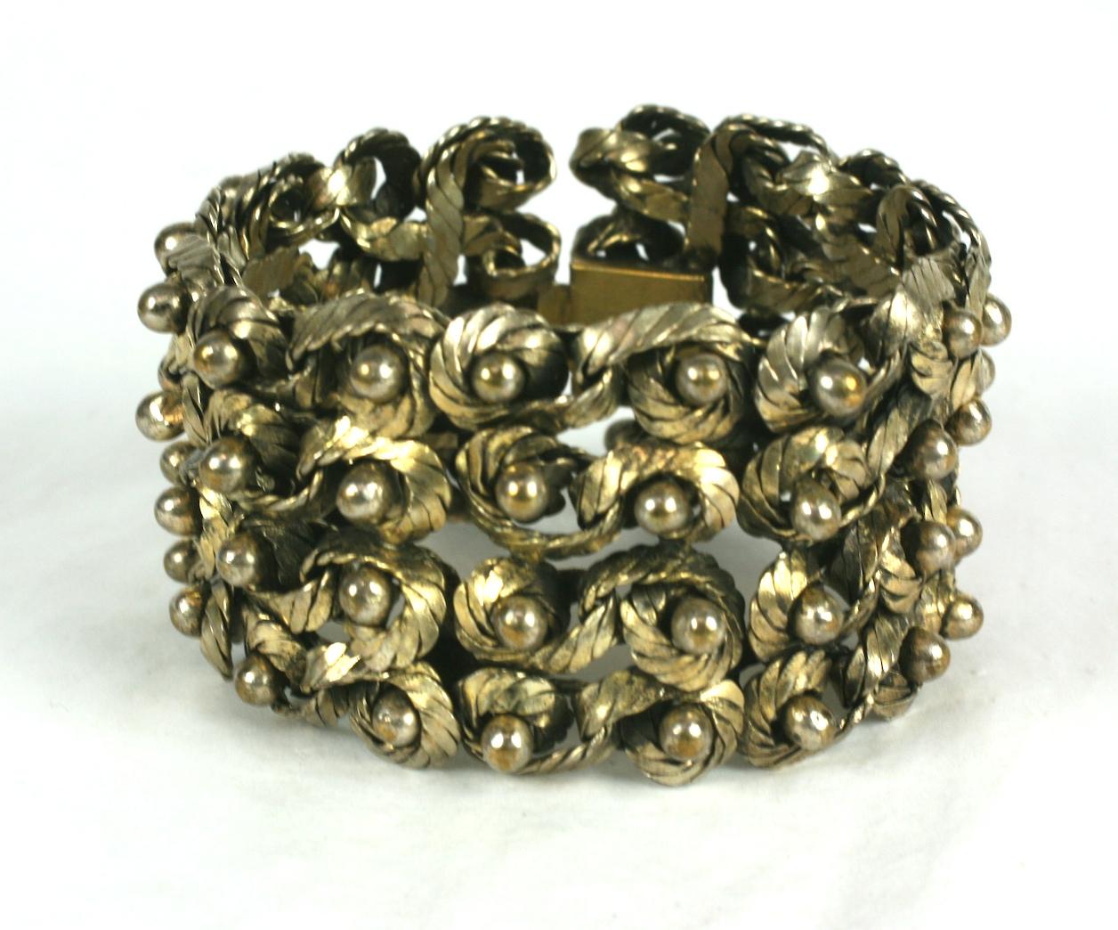 Pulsera de espiral modernista francesa Modernista en venta