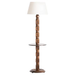 French Modernist Cubic Floor Lamp c. 1940s