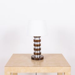 French Modernist Desk Lamp with Parchment Shade