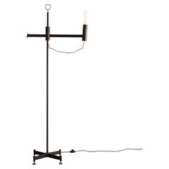 French Modernist Iron Floor Lamp