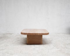 French Modernist Limed Oak Coffee Table