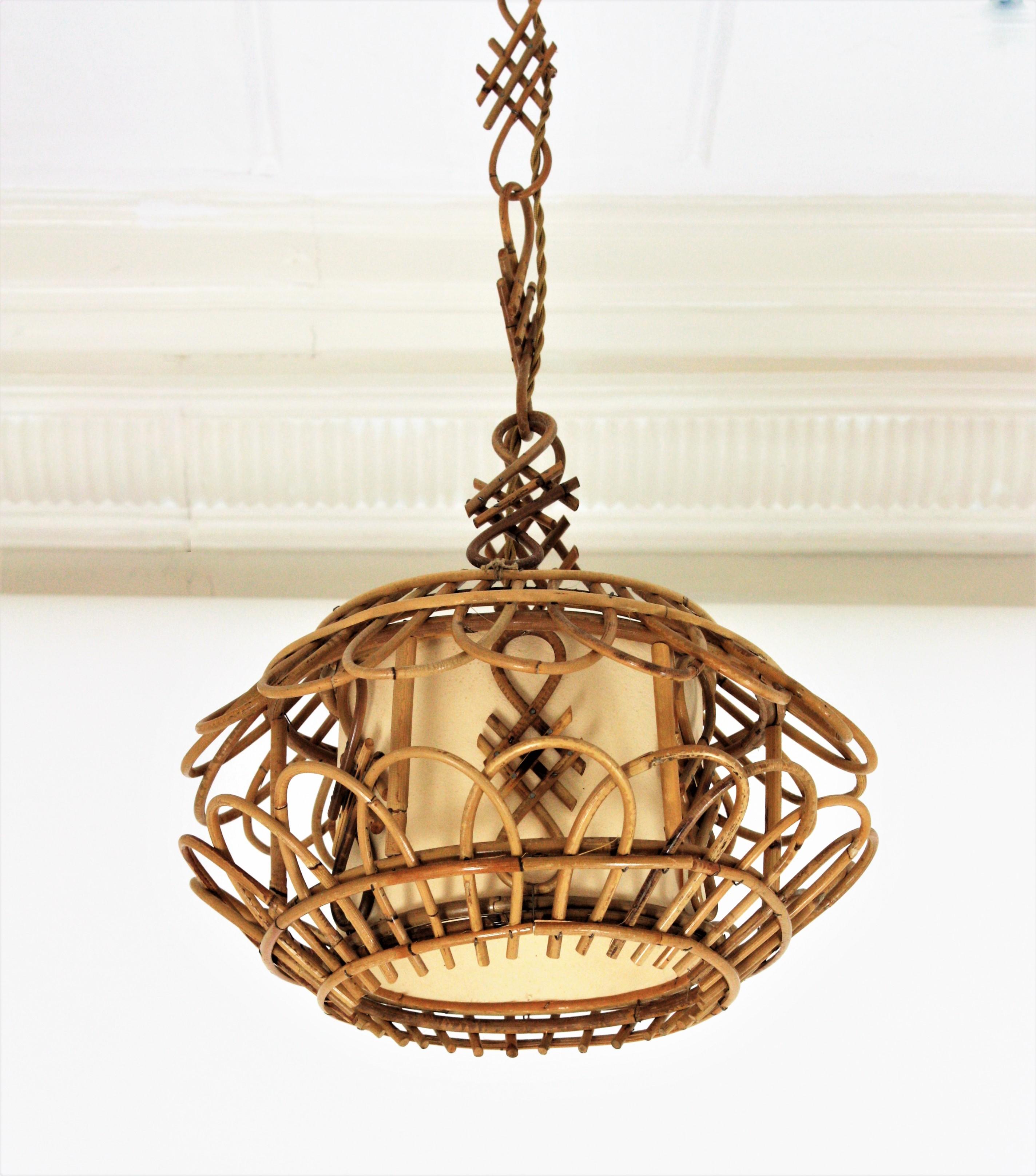 chinoiserie pendant light