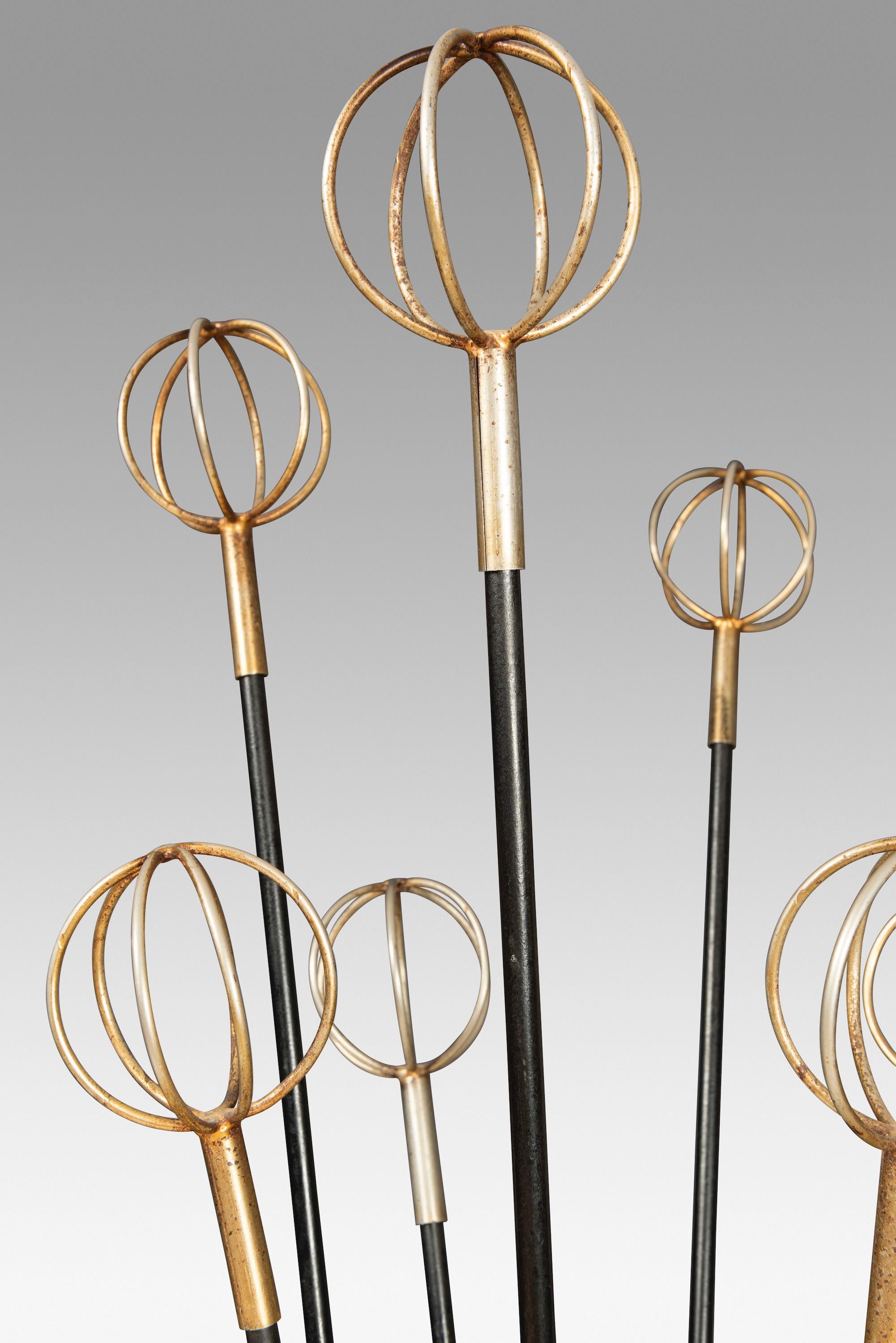 Space Age French Modernist Roger Feraud coat rack, 1950's For Sale