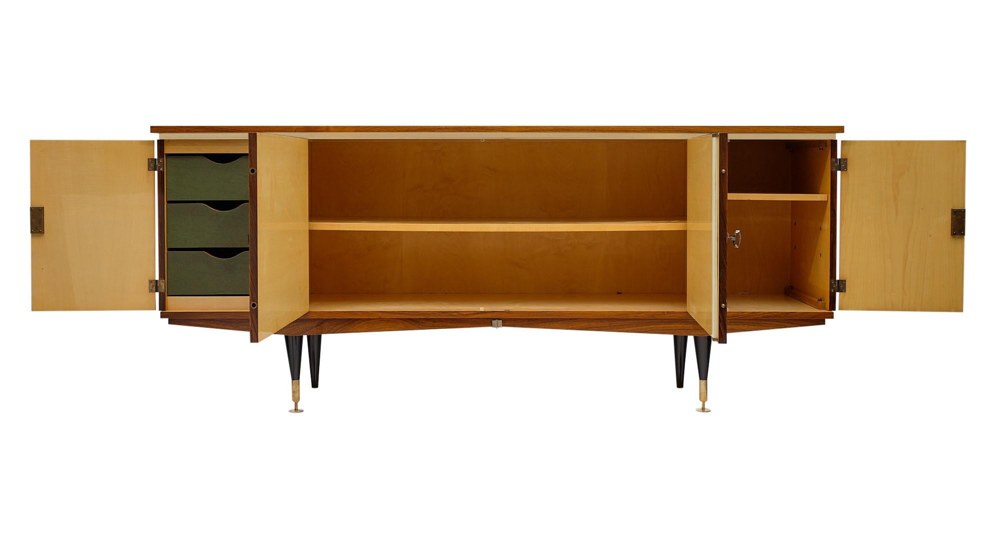 French Modernist Rosewood Buffet 1