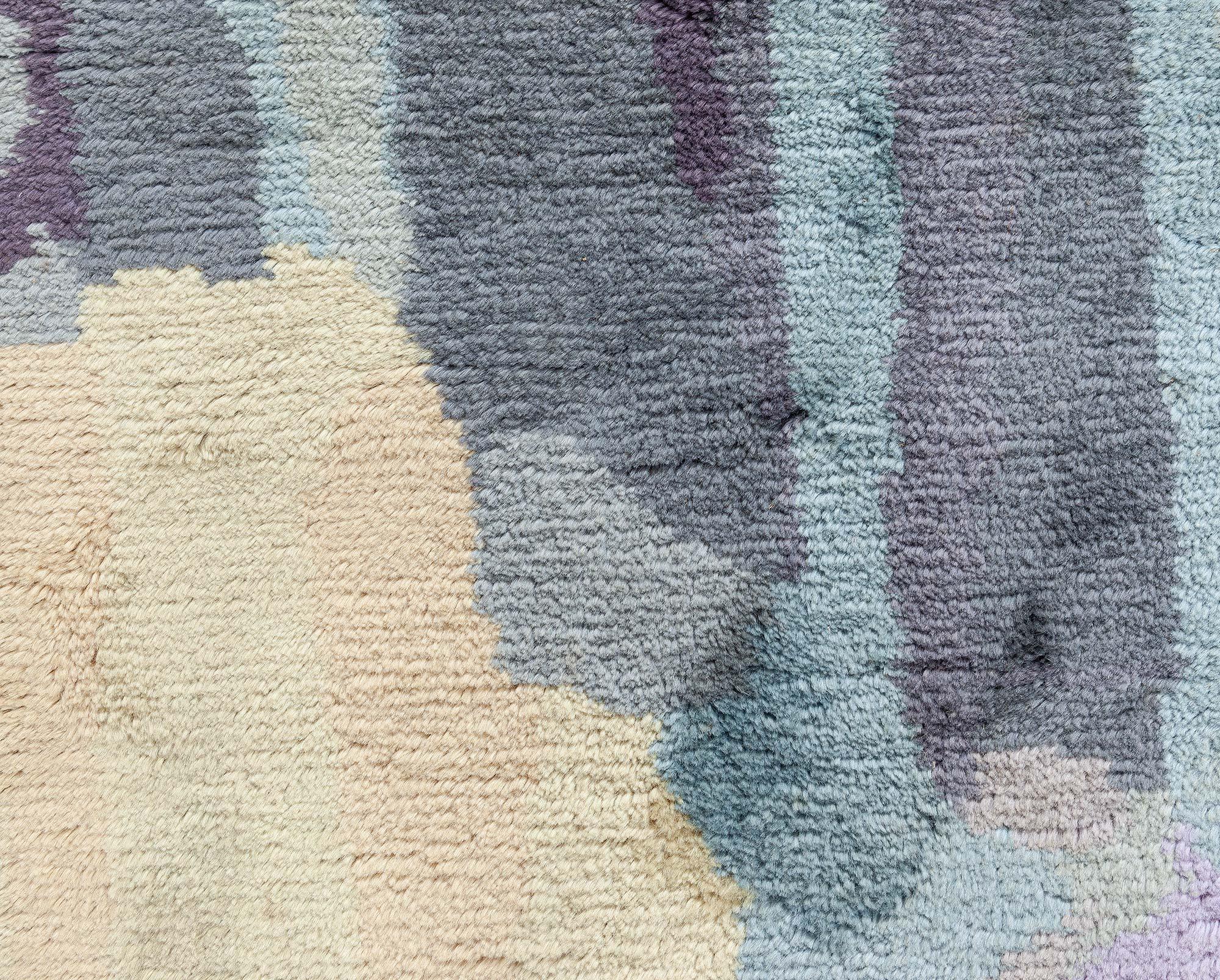 Tessuto a mano Tappeto modernista francese Doris Leslie Blau in vendita