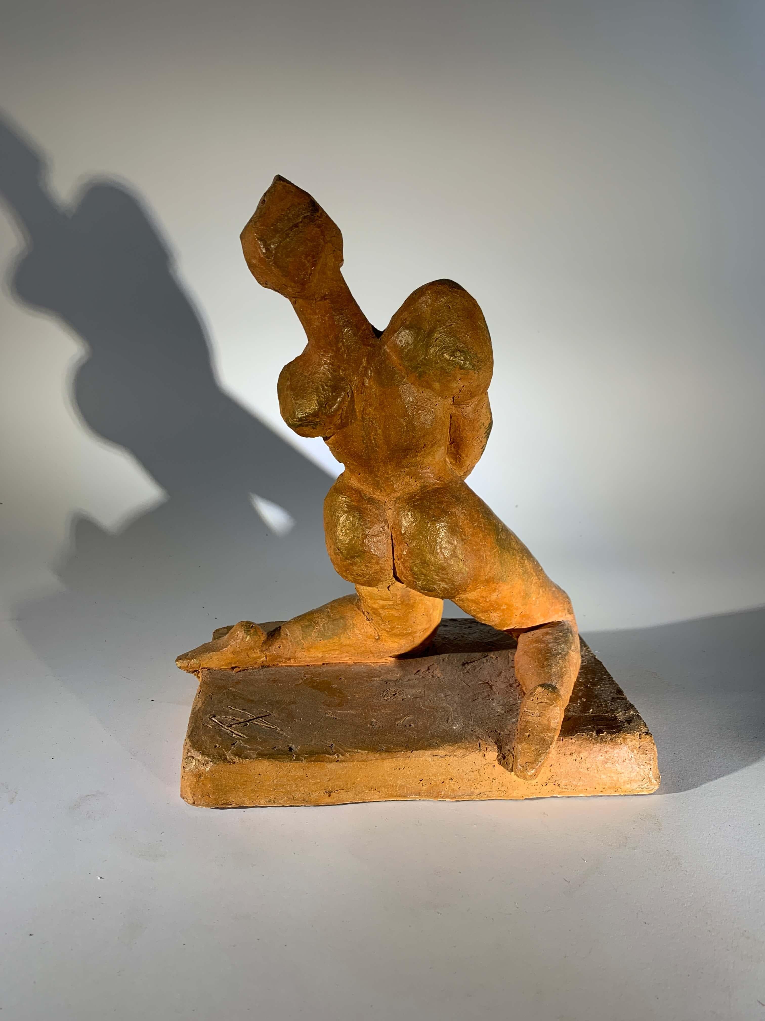 Intagliato a mano Scultura modernista francese, 1940 in vendita