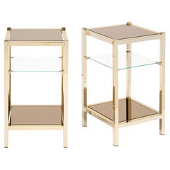 French Modernist Side Tables