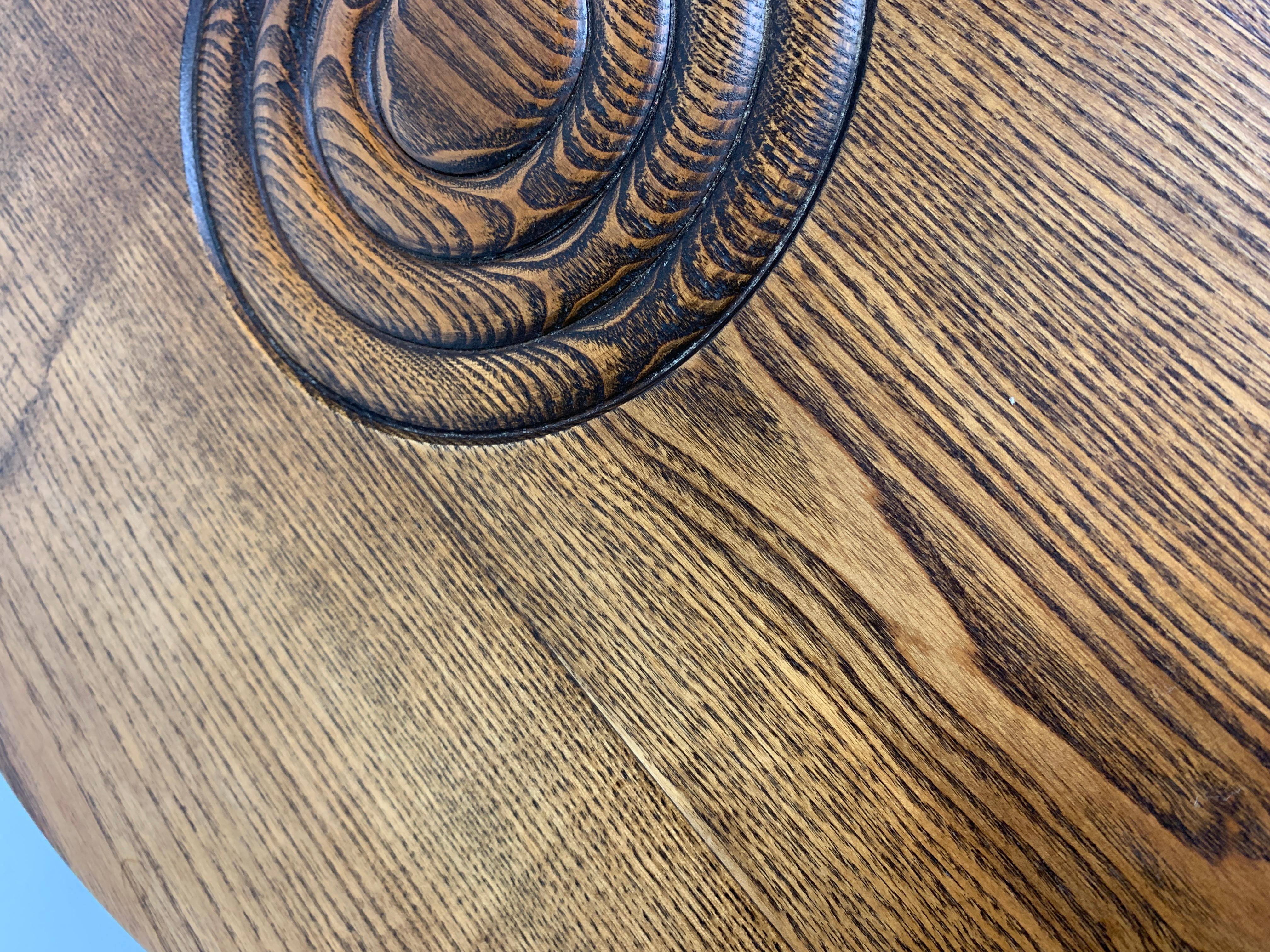 French modernist wood turned bobbin side sable in the manner of Charles Dudouyt 9