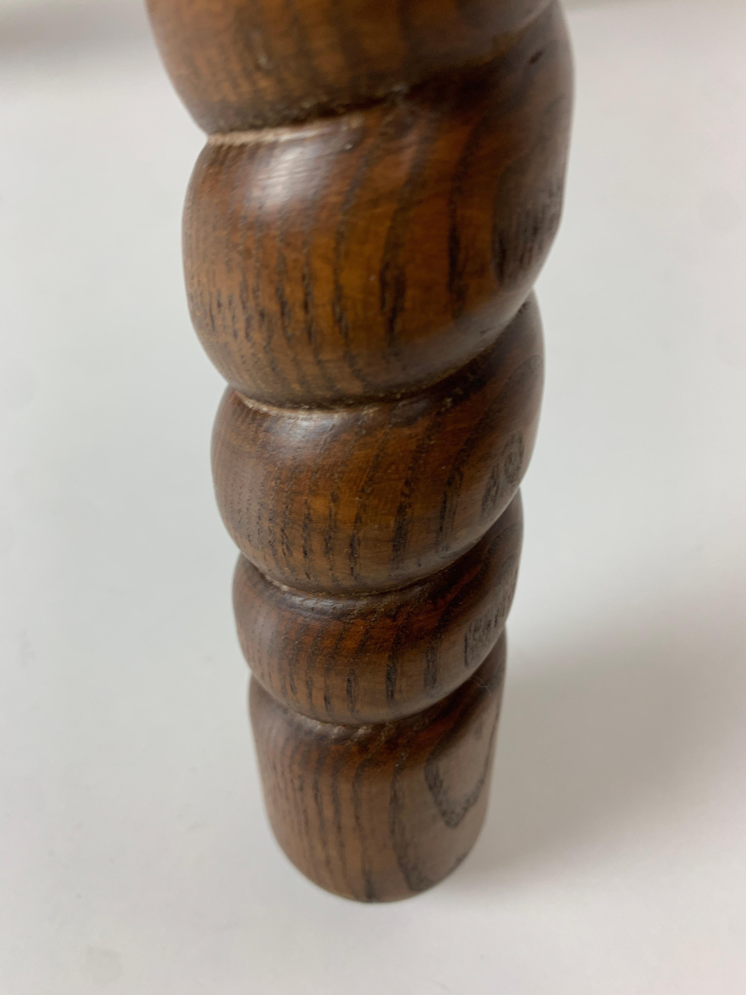 French modernist wood turned bobbin side sable in the manner of Charles Dudouyt 11