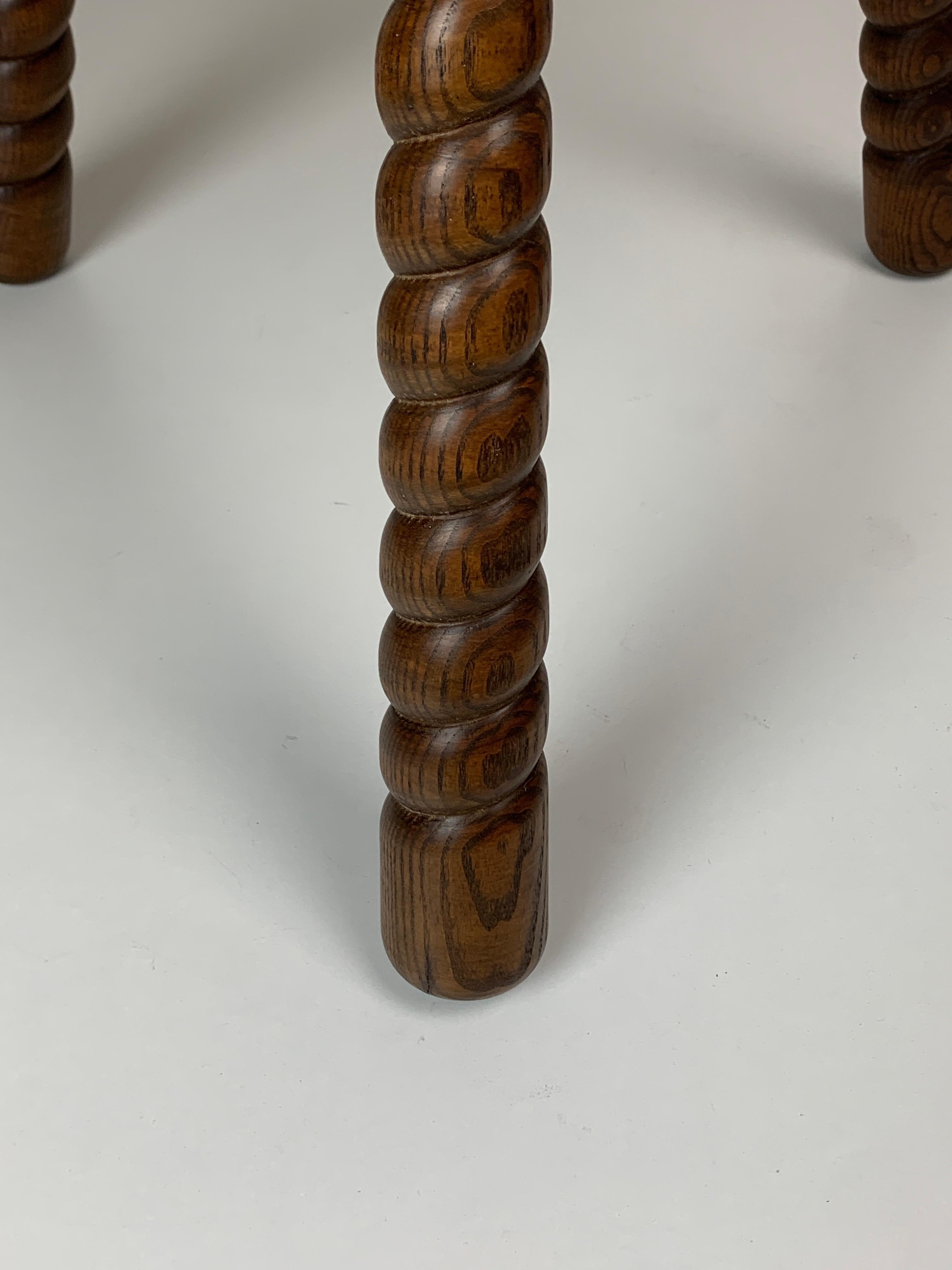 French modernist wood turned bobbin side sable in the manner of Charles Dudouyt 2