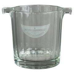 Vintage French Moet & Chandon Champagne Glass Bucket 