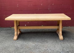 French Monastery Style Table Bleached Oak