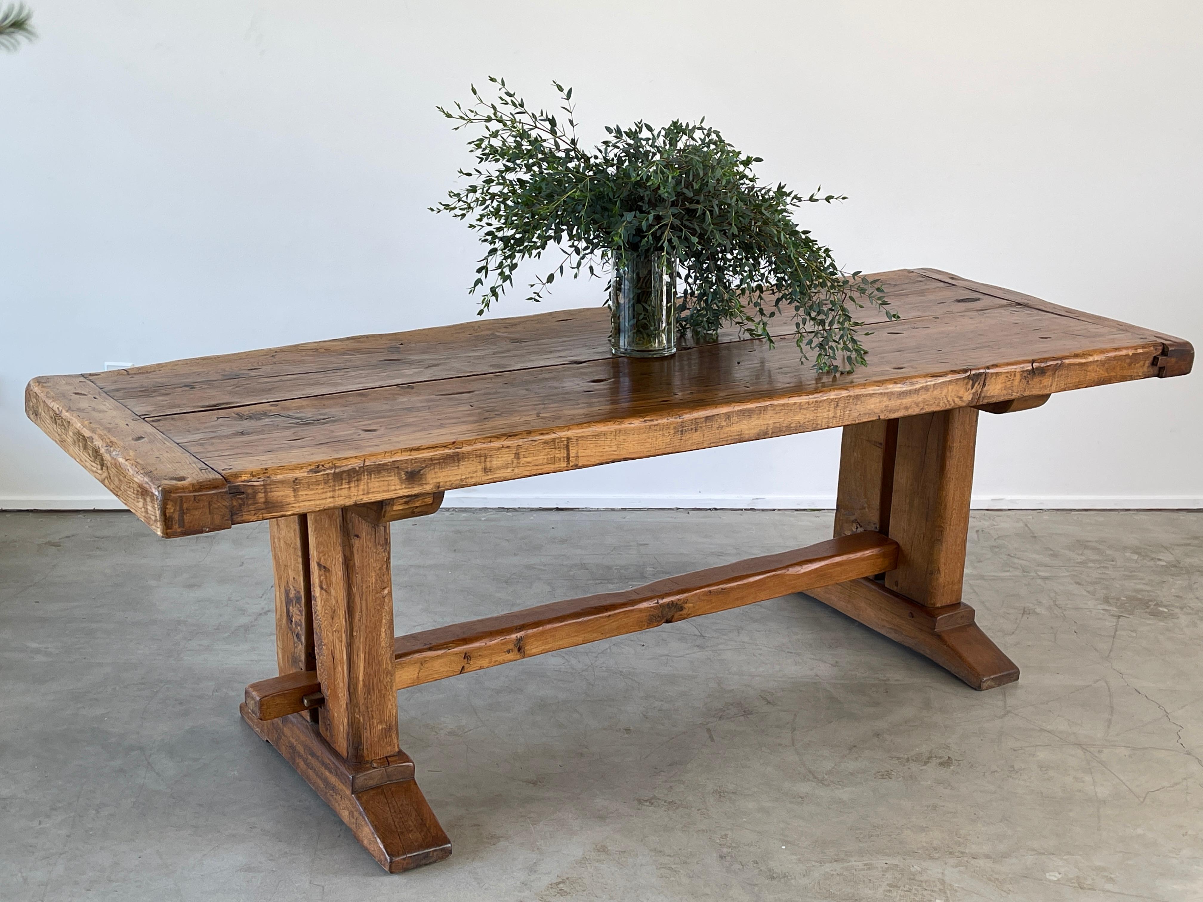 French Monastery Dining Table In Good Condition In Beverly Hills, CA