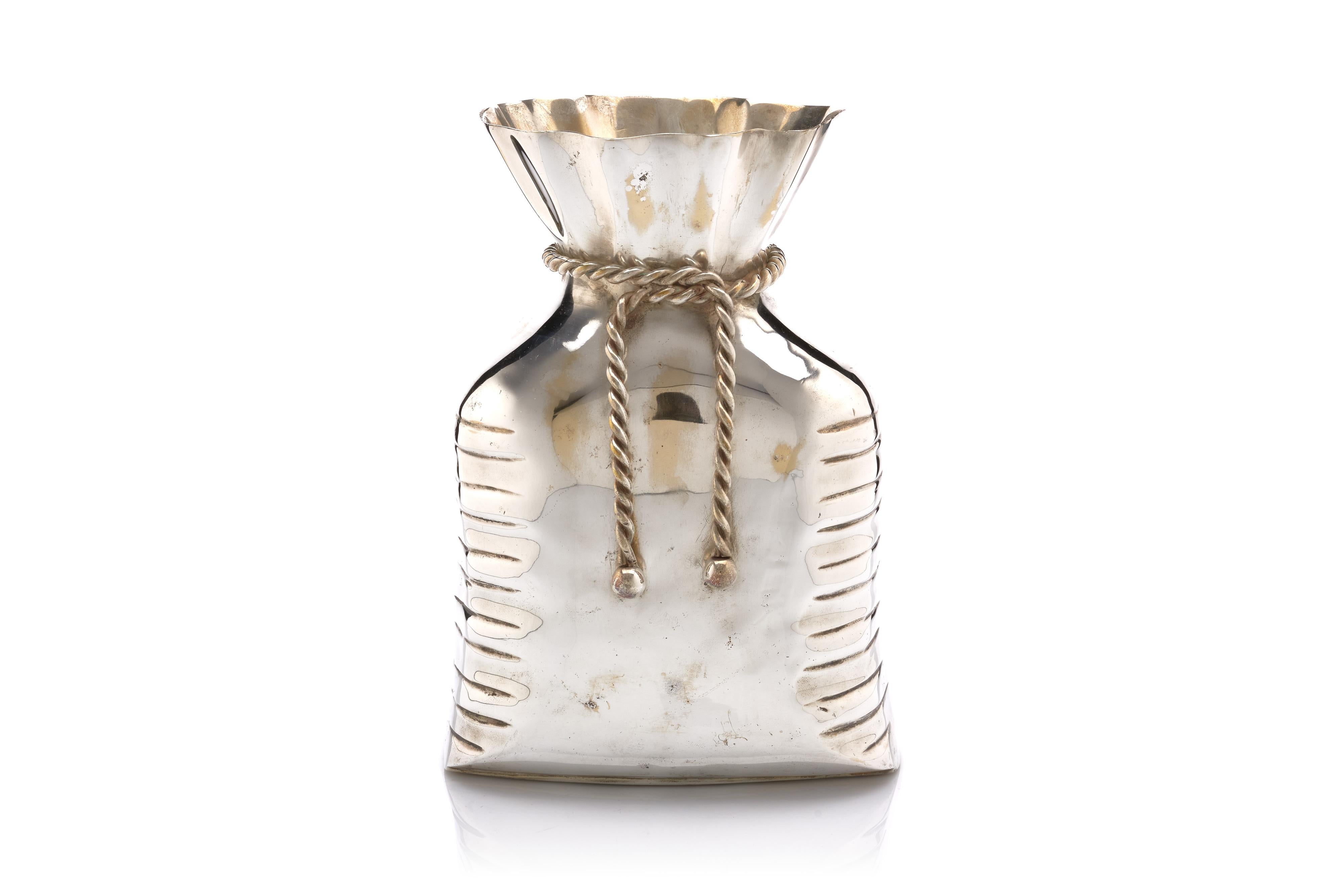 Modern French Money Bag Vase