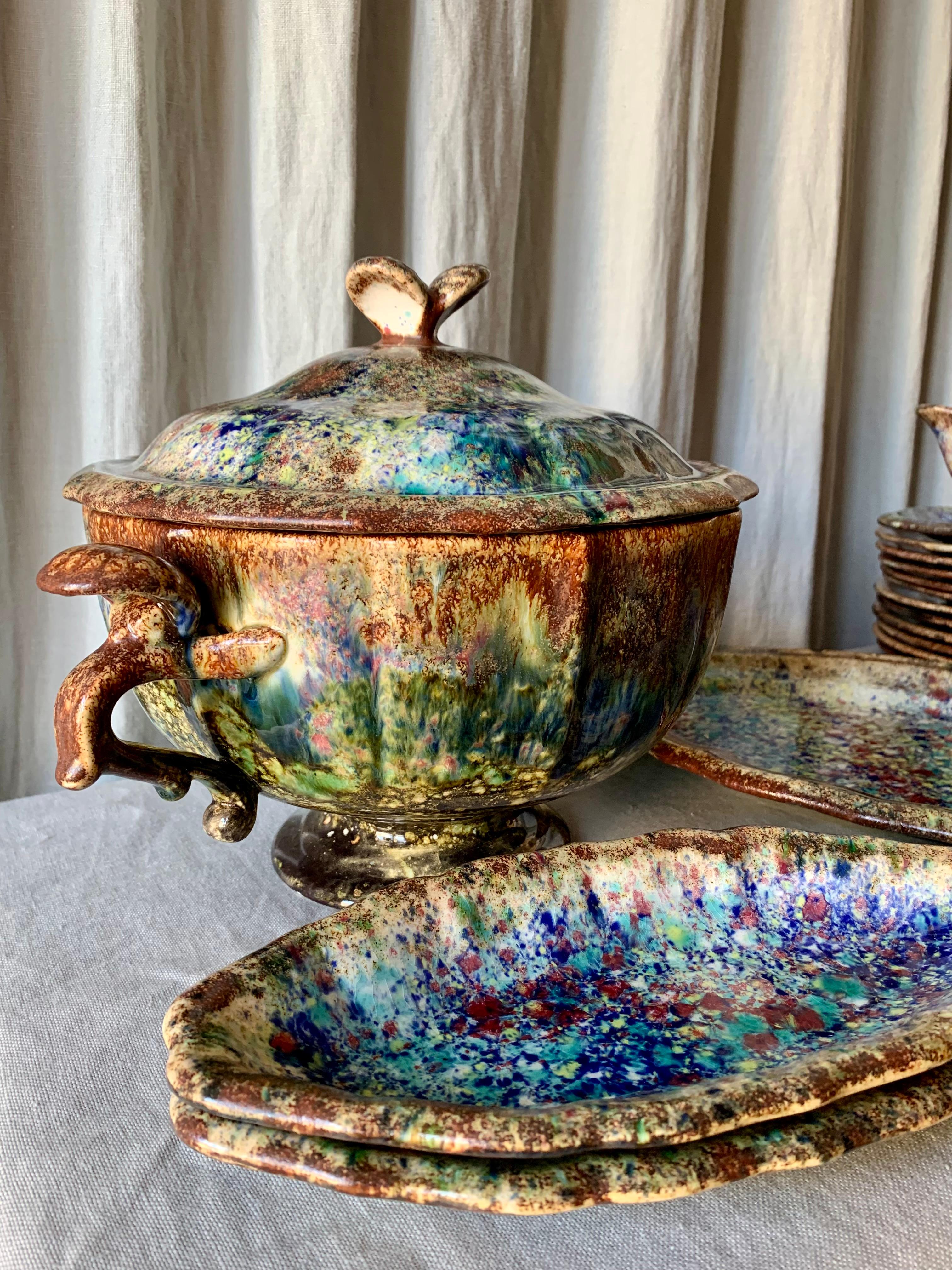 Français Ensemble de vaisselle française Morvan des années 1960 en vente