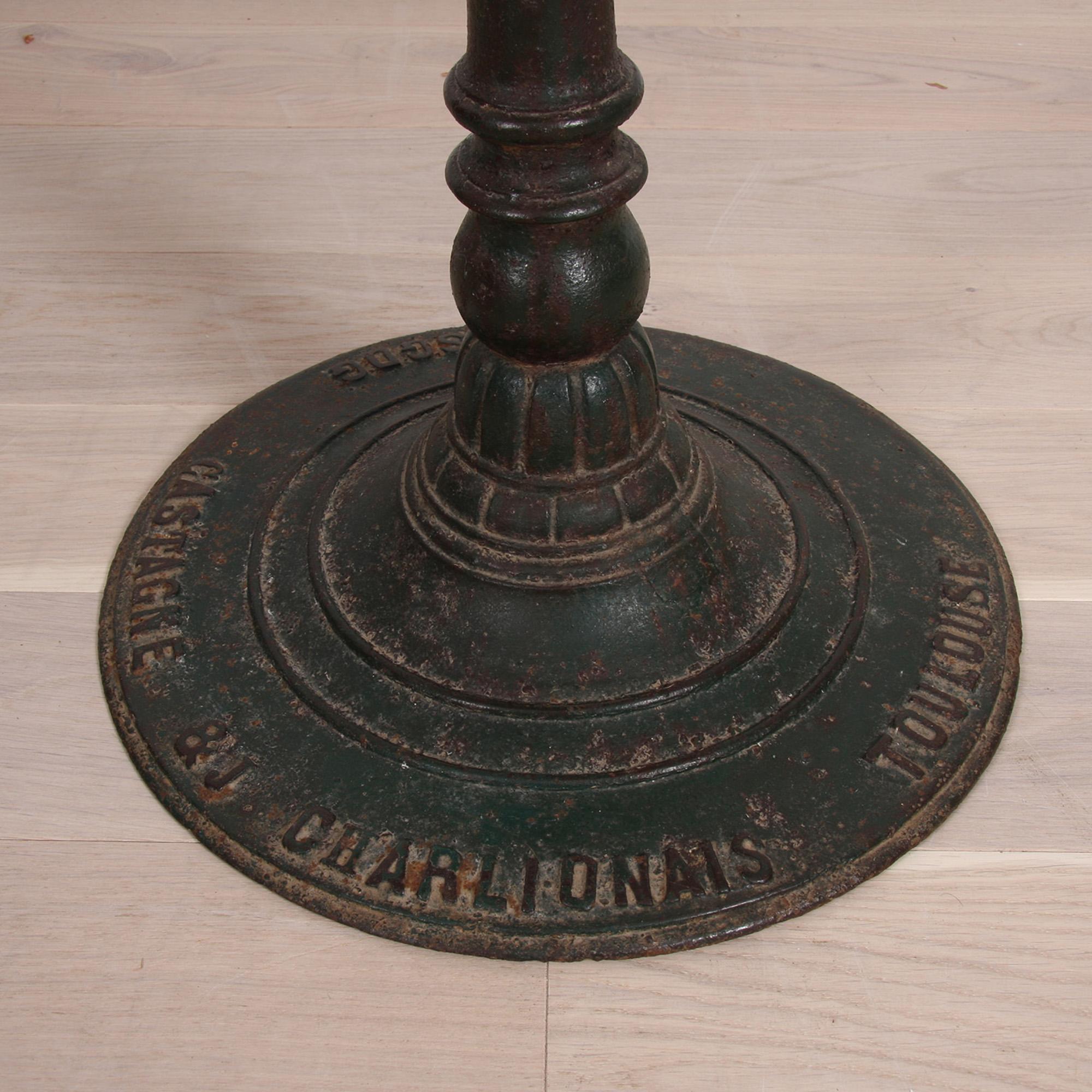 Art Deco French Mosaic Top Bistro Table, 1920s