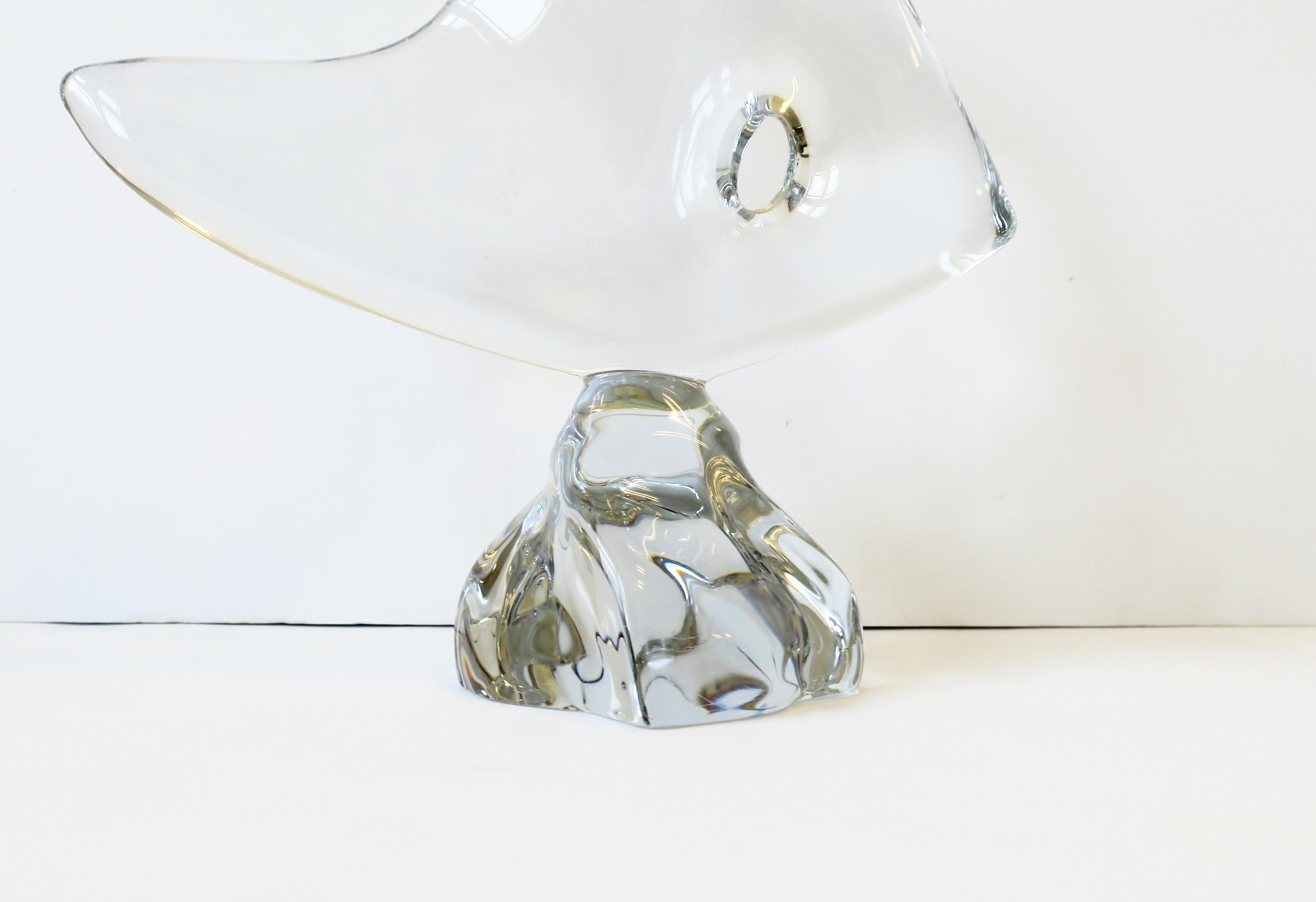 Moser-Millot Paris, scultura di cristallo in vetro Art Decor, oggetto decorativo in vendita 1