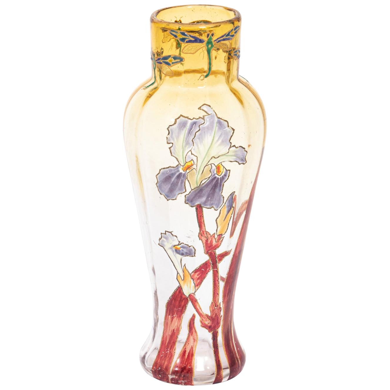 French Chinoiserie HandPainted Vase at 1stDibs