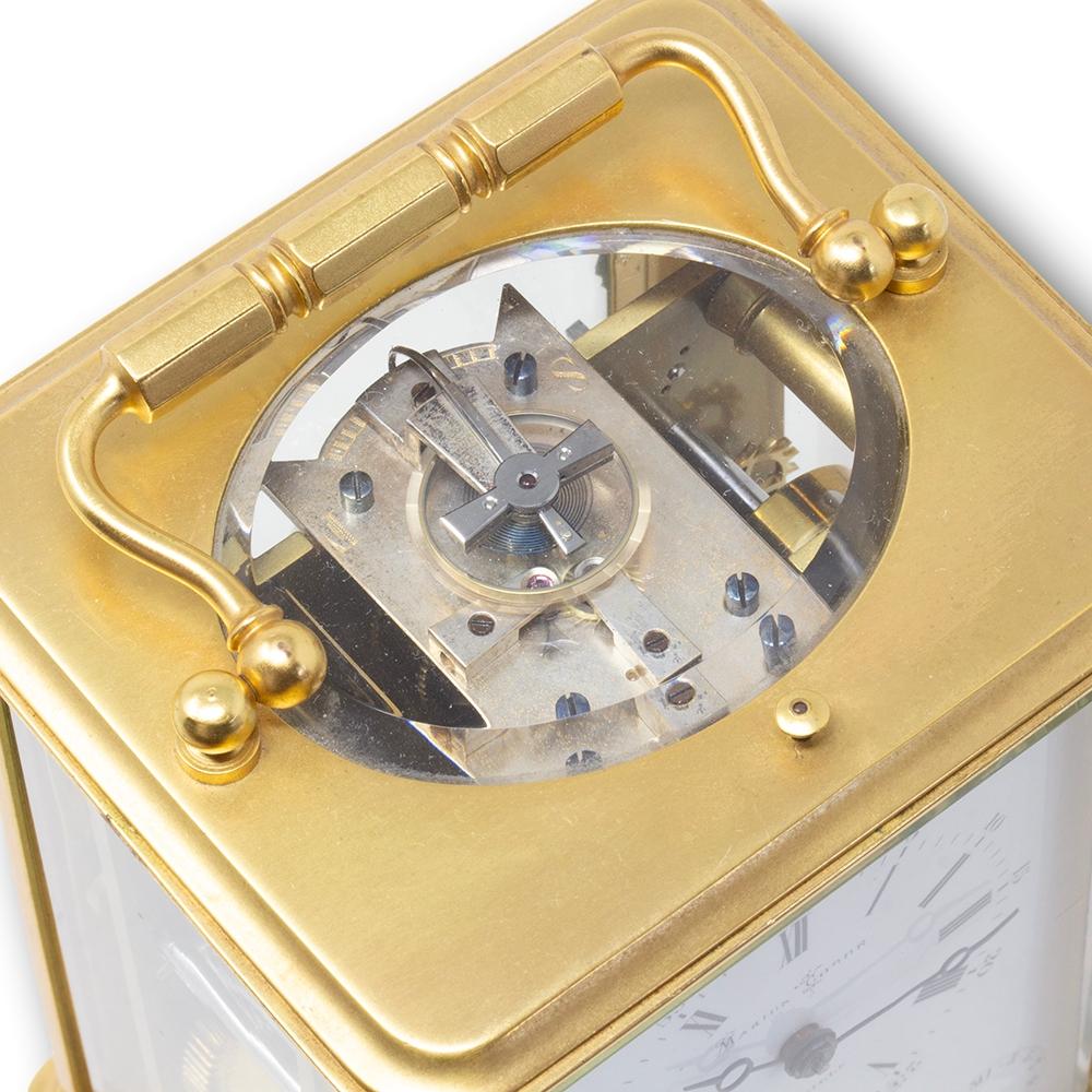 French Multi-Dial Gorge Case Carriage Clock For Sale 9