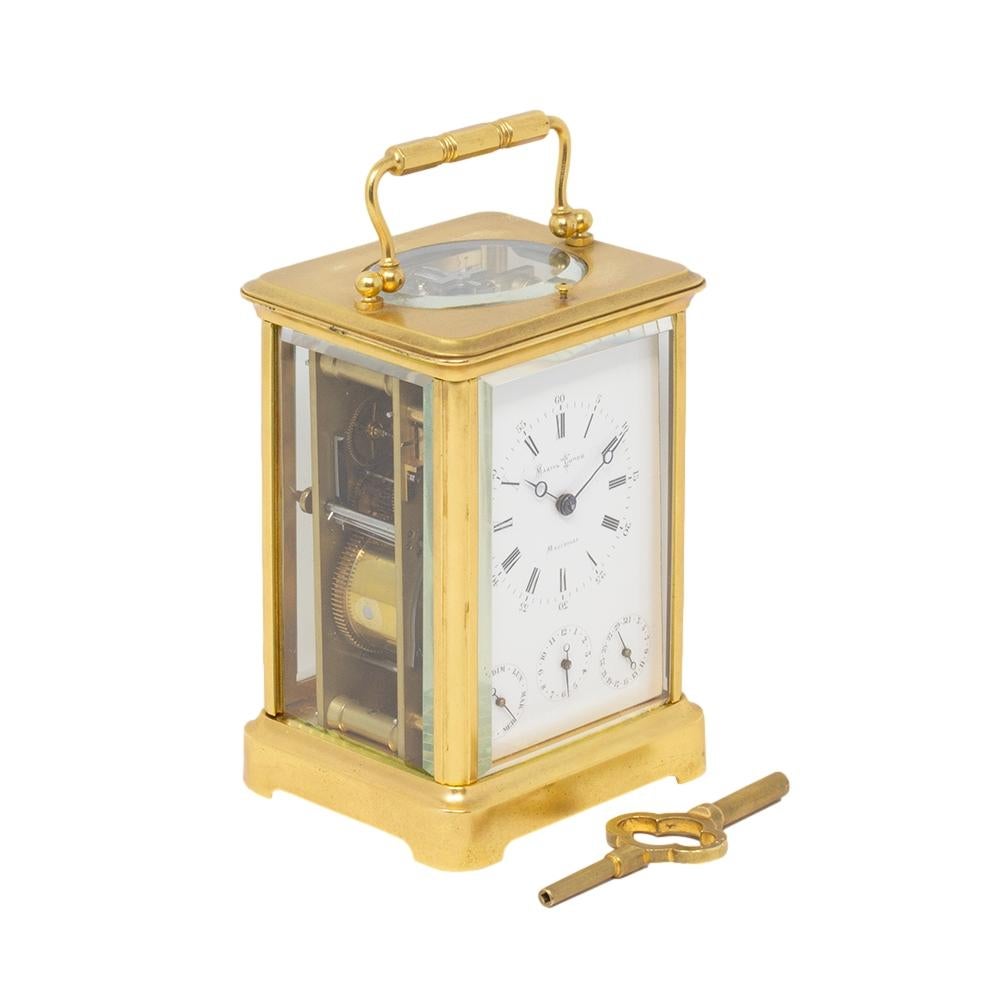 Napoleon III French Multi-Dial Gorge Case Carriage Clock For Sale
