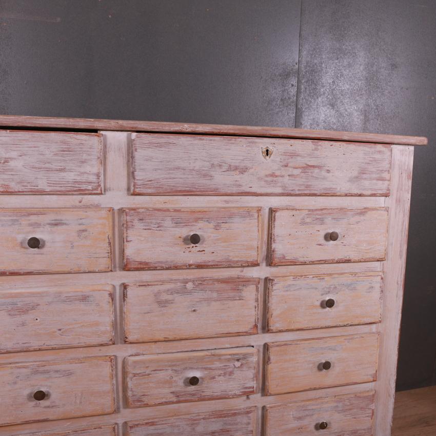 Painted French Multi Drawer Chest
