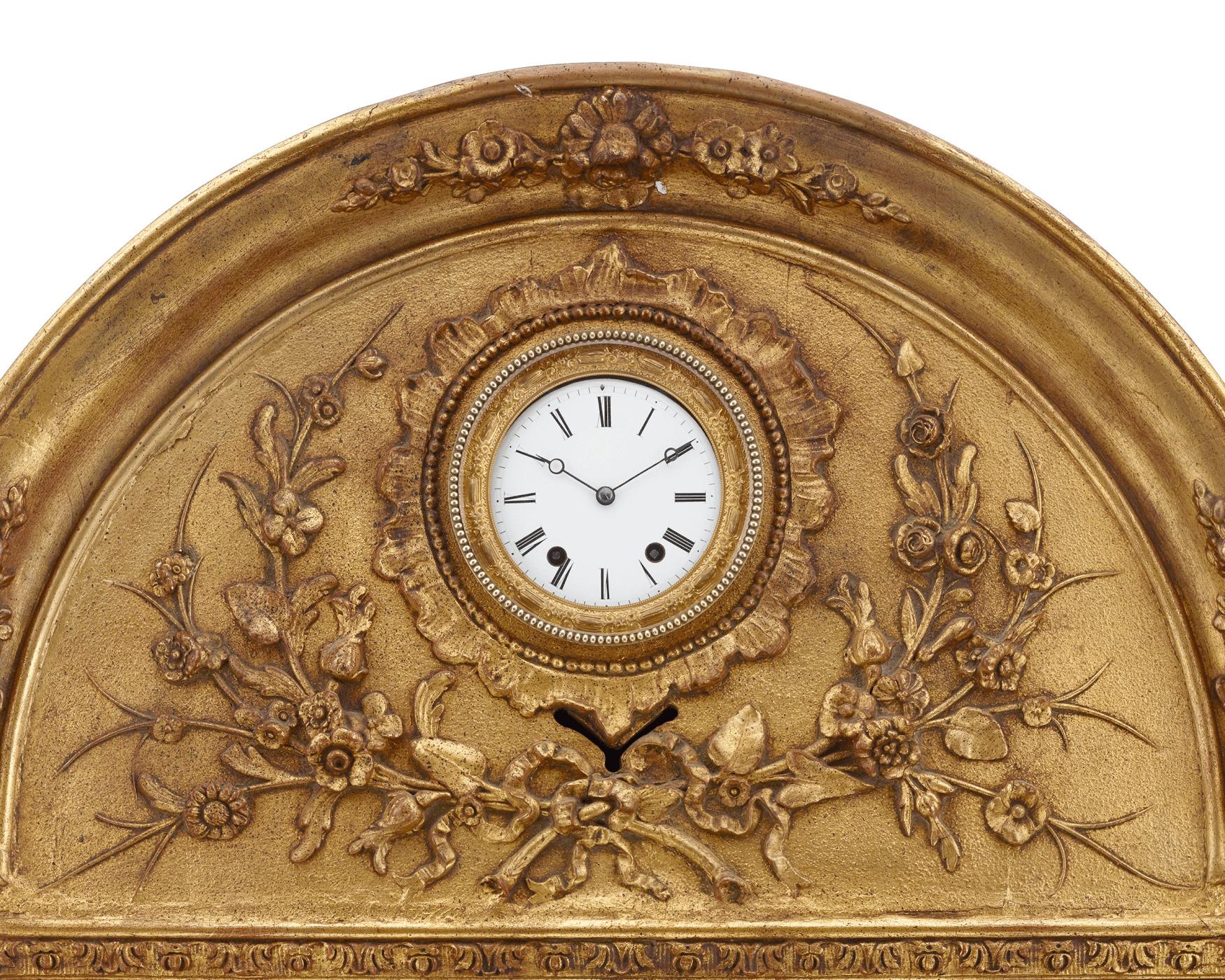 19th Century French Musical Automation Picture Clock For Sale