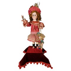 French Musical Automaton by Leopold Lambert Polichinelle, 19th Century