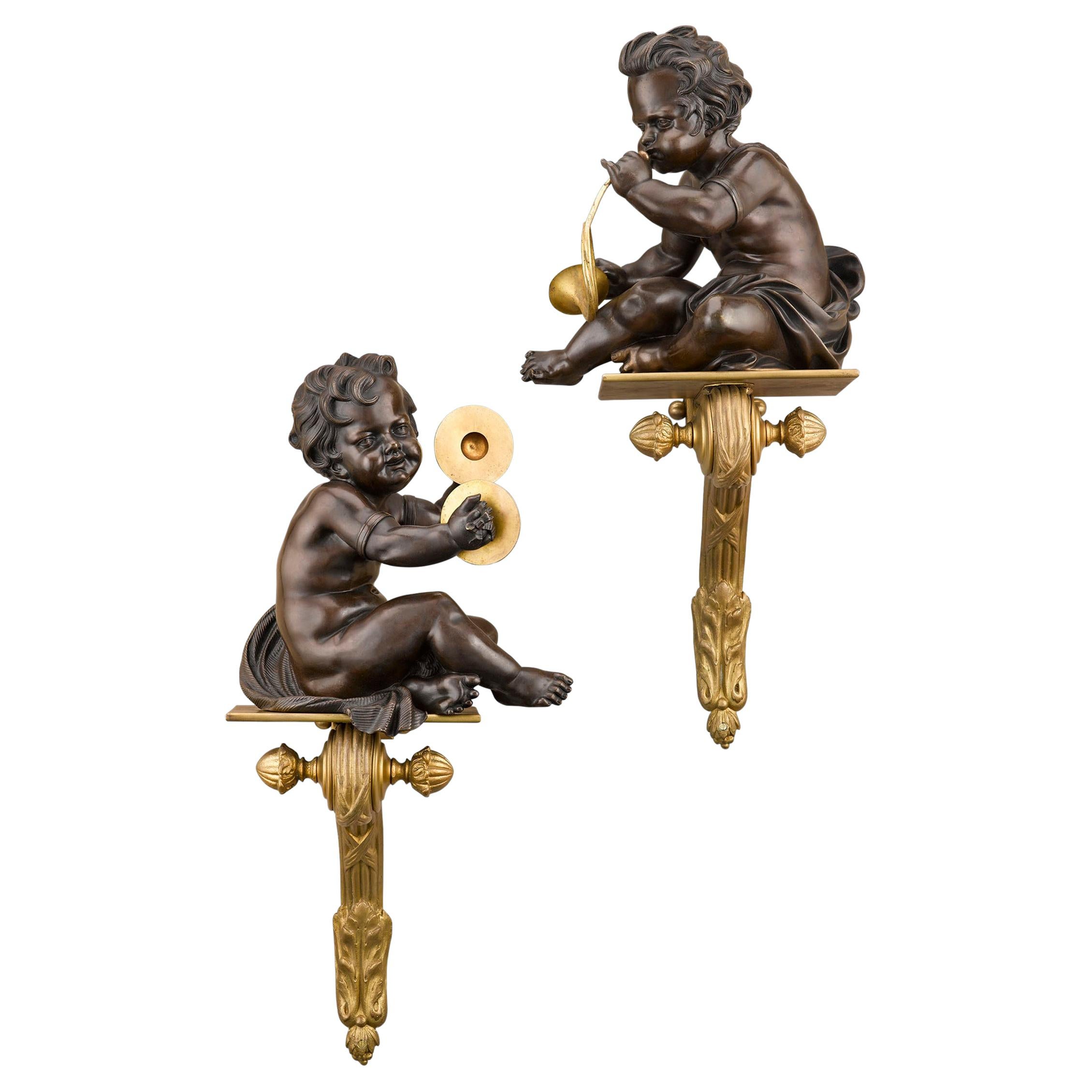 French Musical Wall Brackets