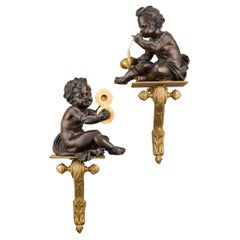 French Musical Wall Brackets