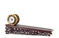 French Mystery Gravity Driven Gilt Incline Rolling Clock - No Spring or Battery