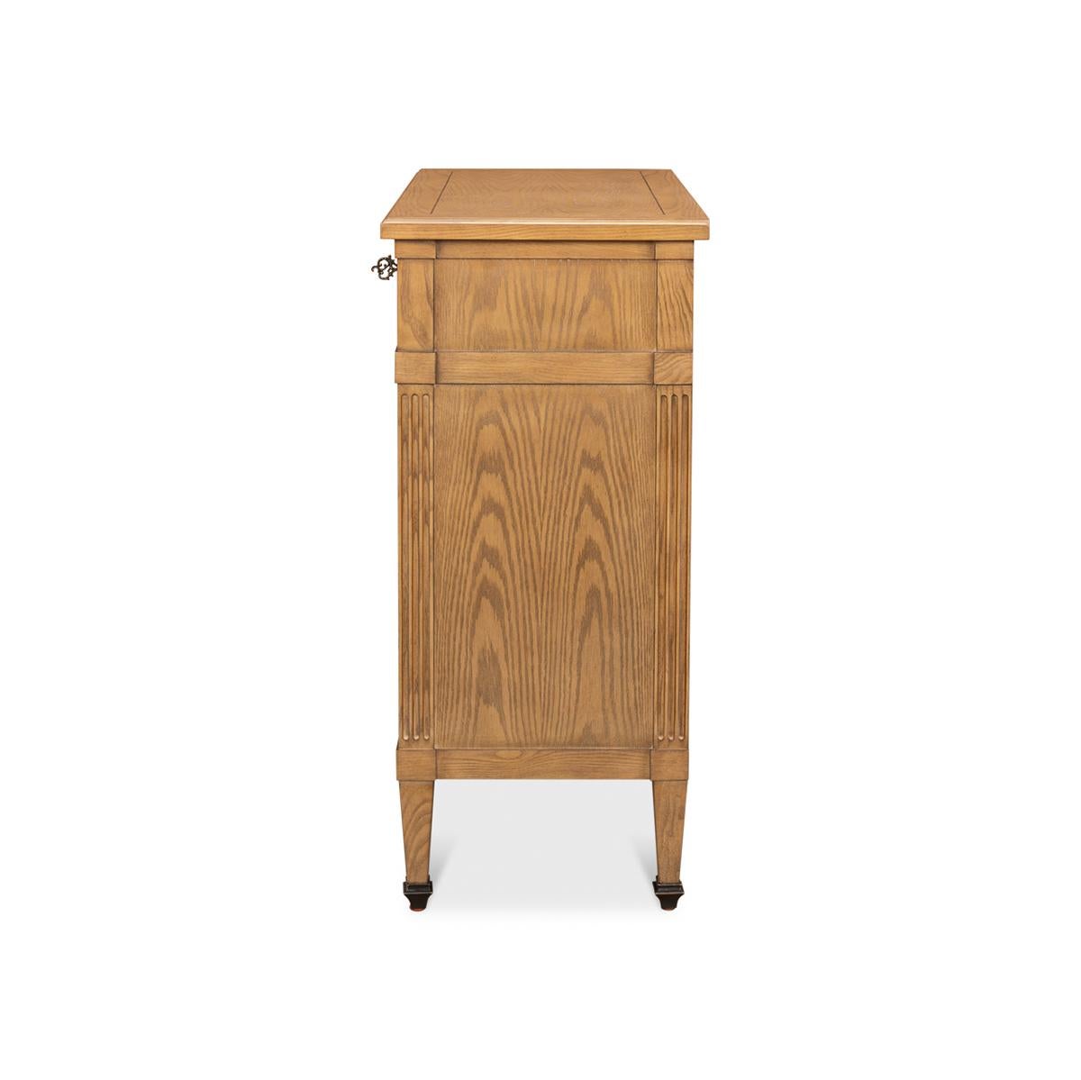 Wood French Nadia Neo Classic Commode For Sale