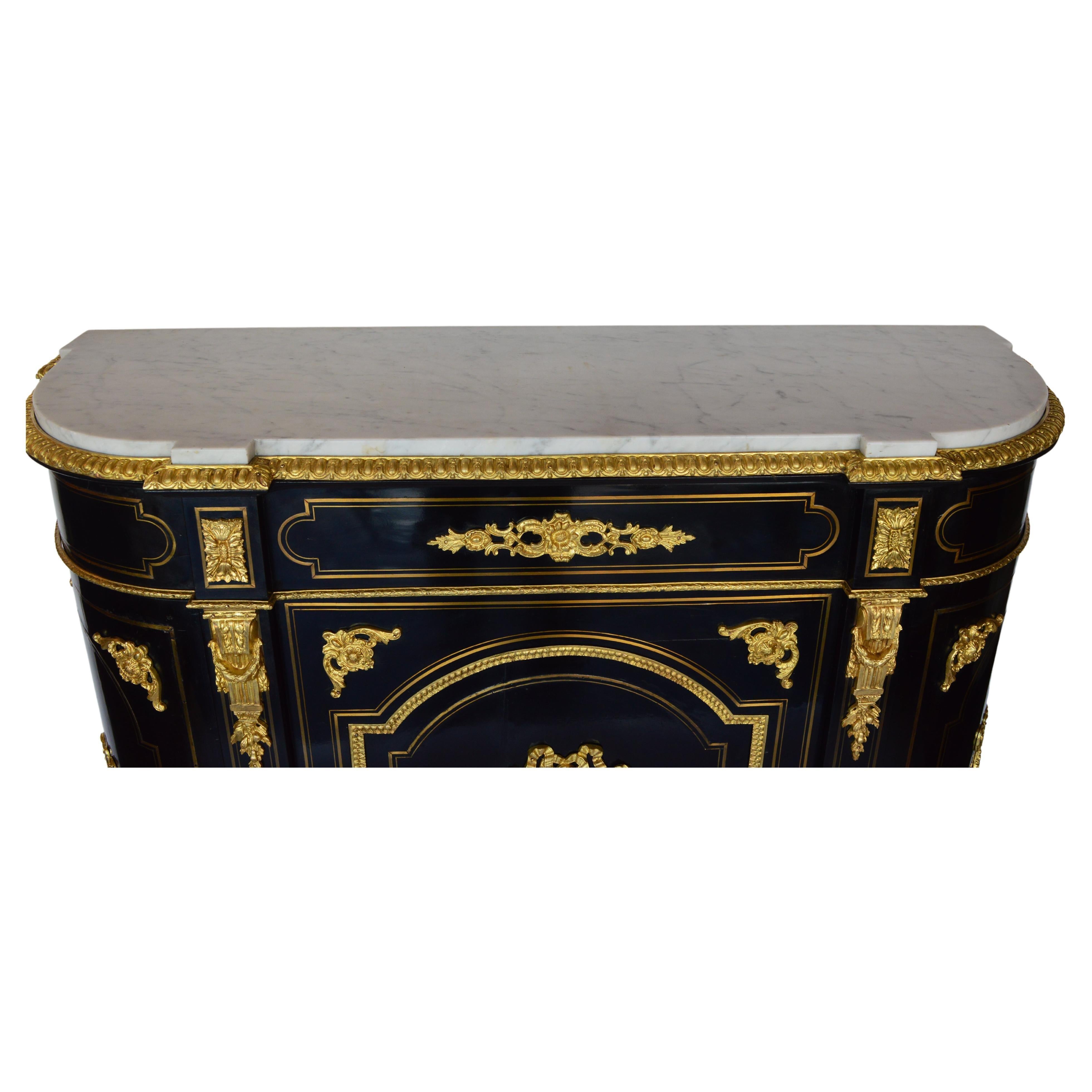 French Napoleon III Sideboard Cabinet For Sale 1