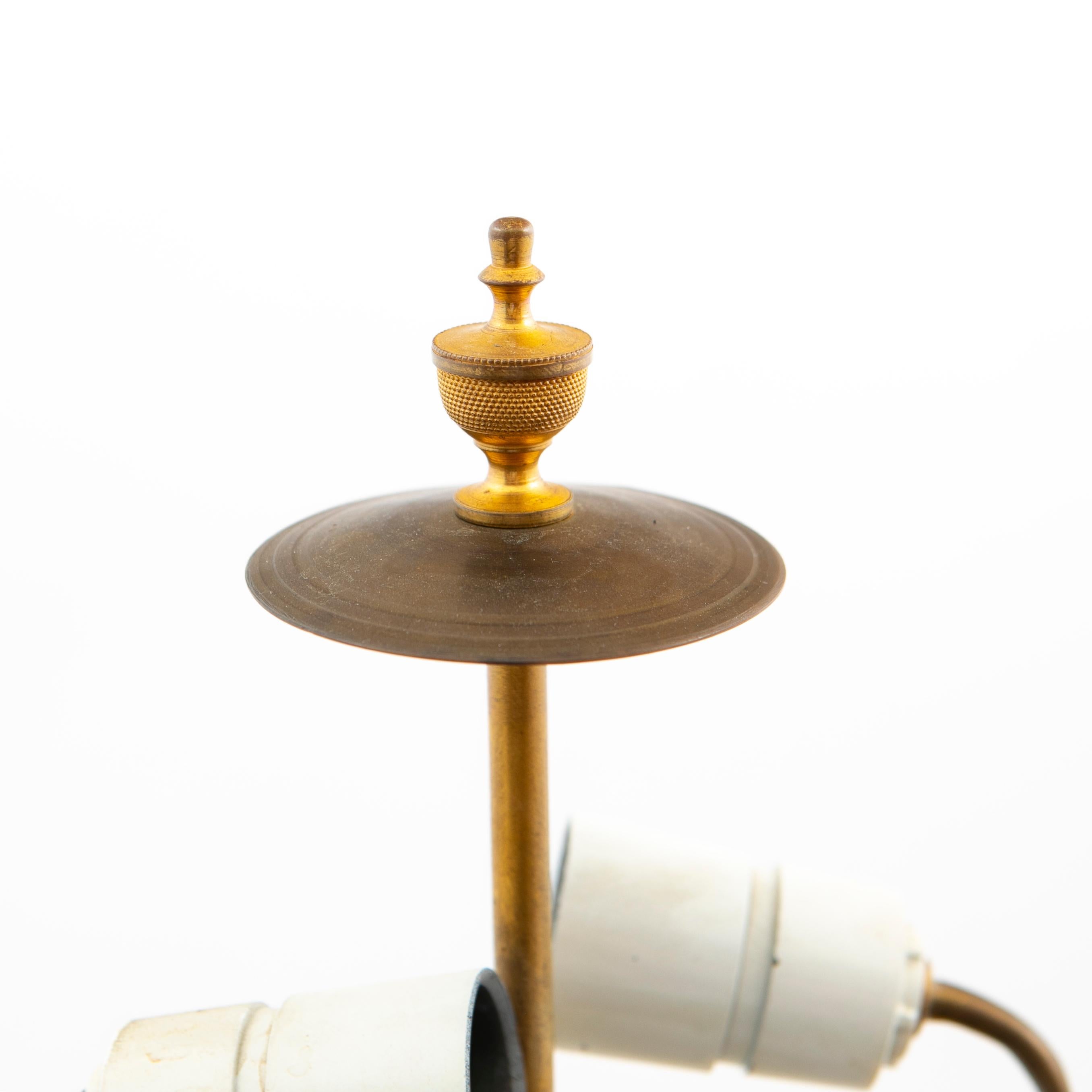 Bronze French Napoleon III 19th Ctr. Ormolu Table Lamp For Sale