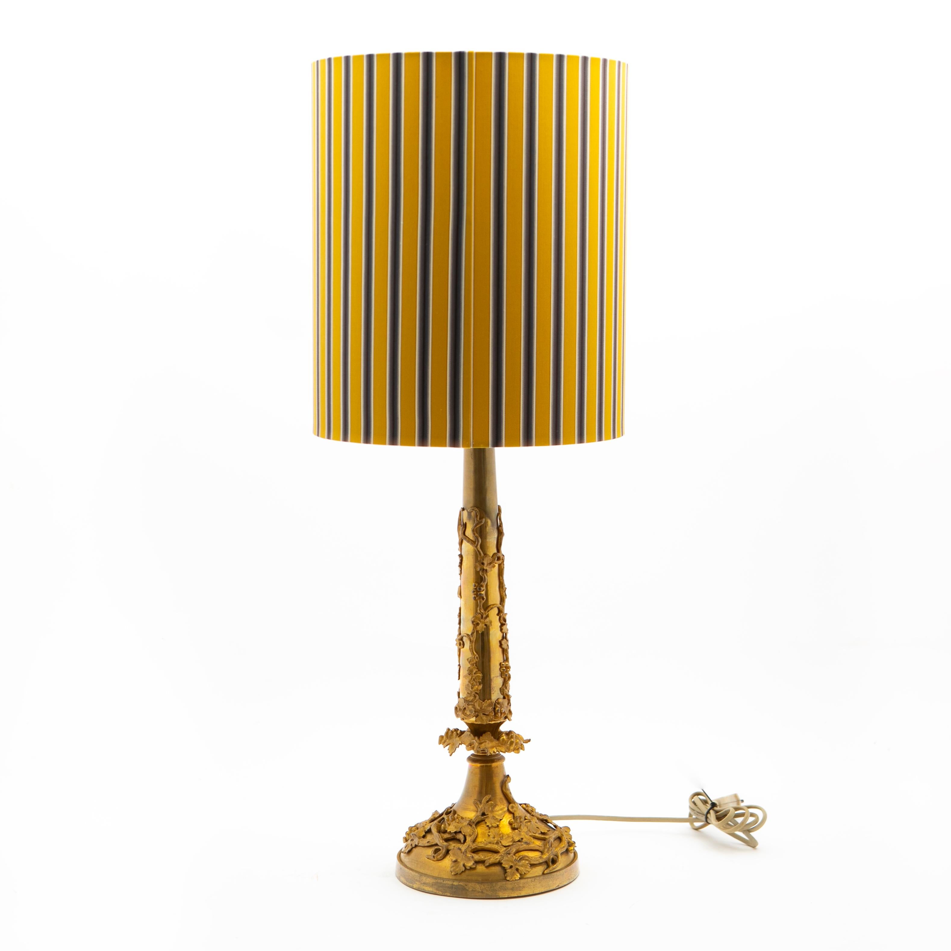 French Napoleon III 19th Ctr. Ormolu Table Lamp For Sale 2