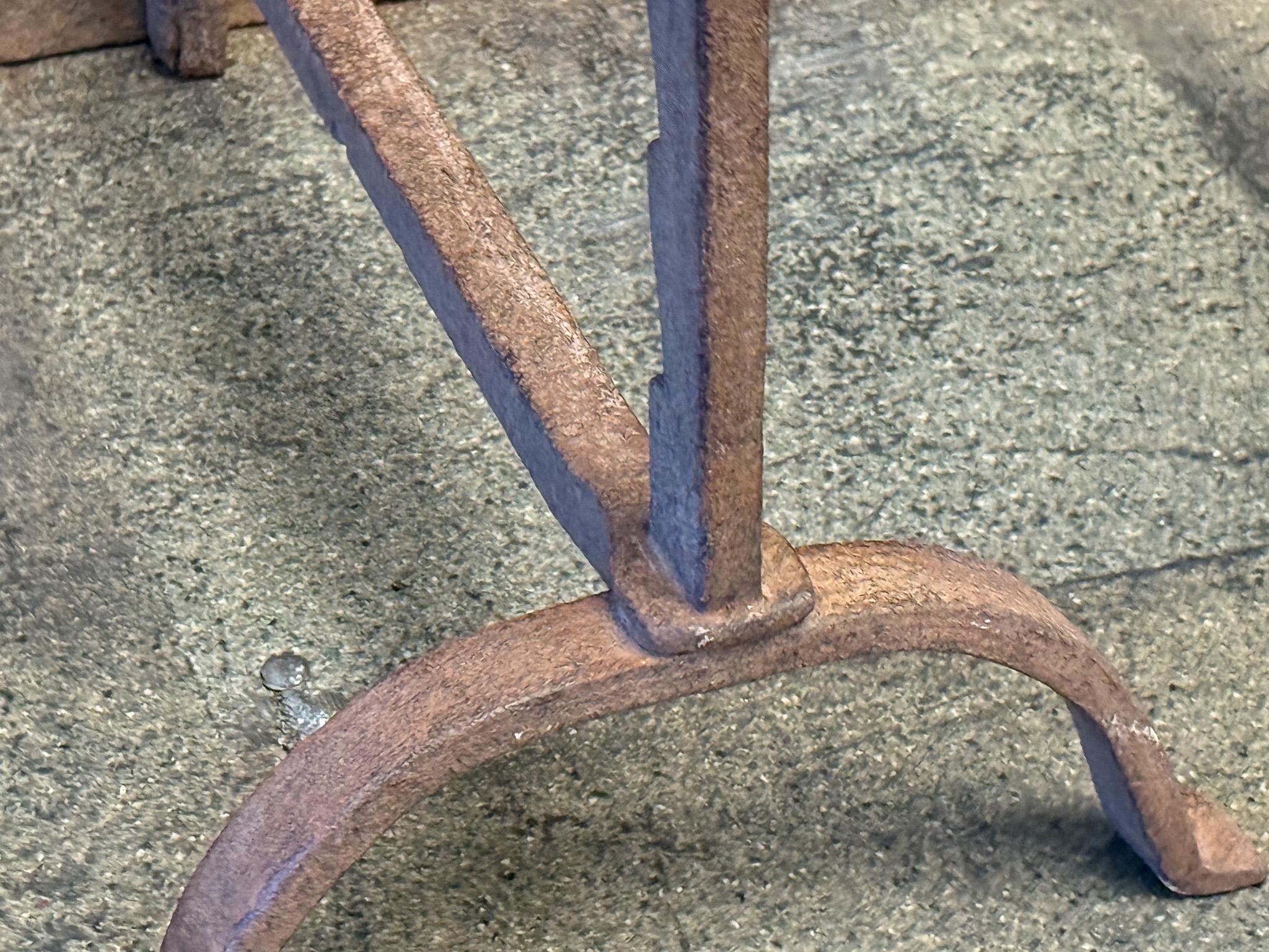 French Napoleon III Andirons or Firedogs, 19th Century For Sale 7