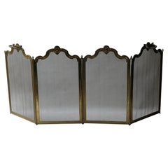 French Napoleon III 'Bouhon Frères' Fireplace Screen or Fire Screen, 19th C.