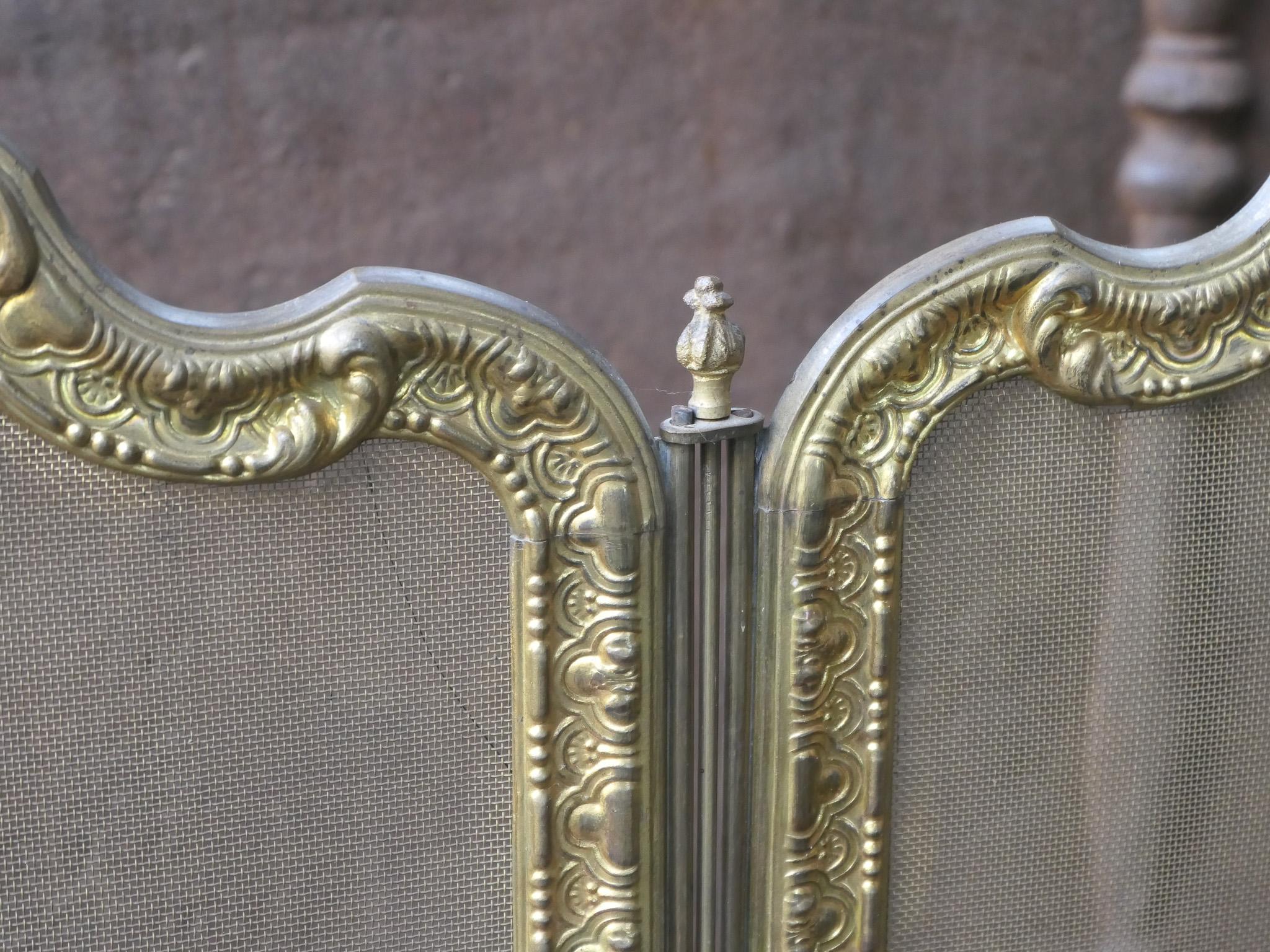 French Napoleon III 'Bouhon Frères' Fireplace Screen or Fire Screen For Sale 5
