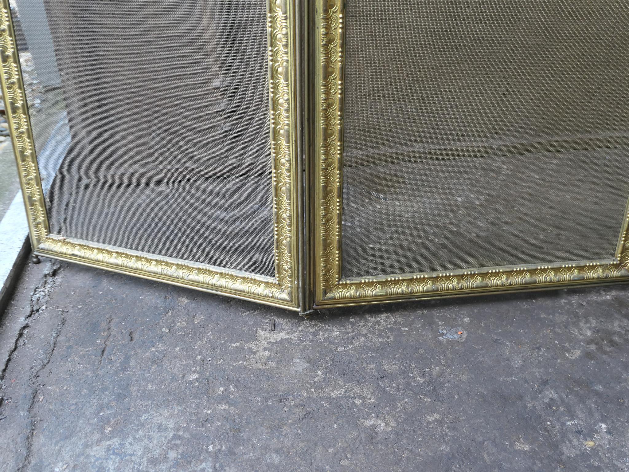 French Napoleon III 'Bouhon Frères' Fireplace Screen or Fire Screen For Sale 8
