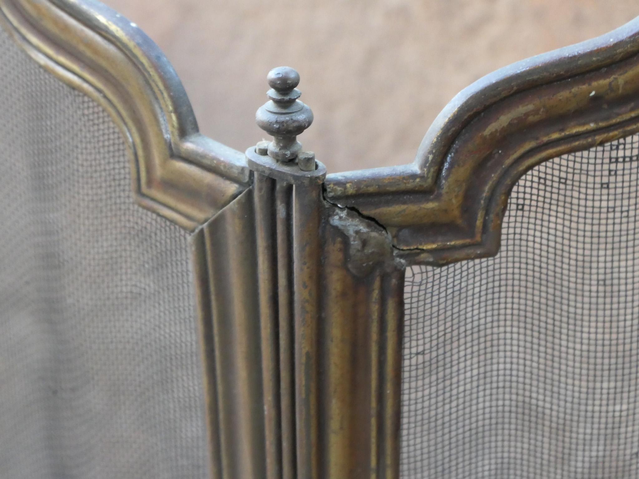 French Napoleon III 'Bouhon Frères' Fireplace Screen or Fire Screen 9