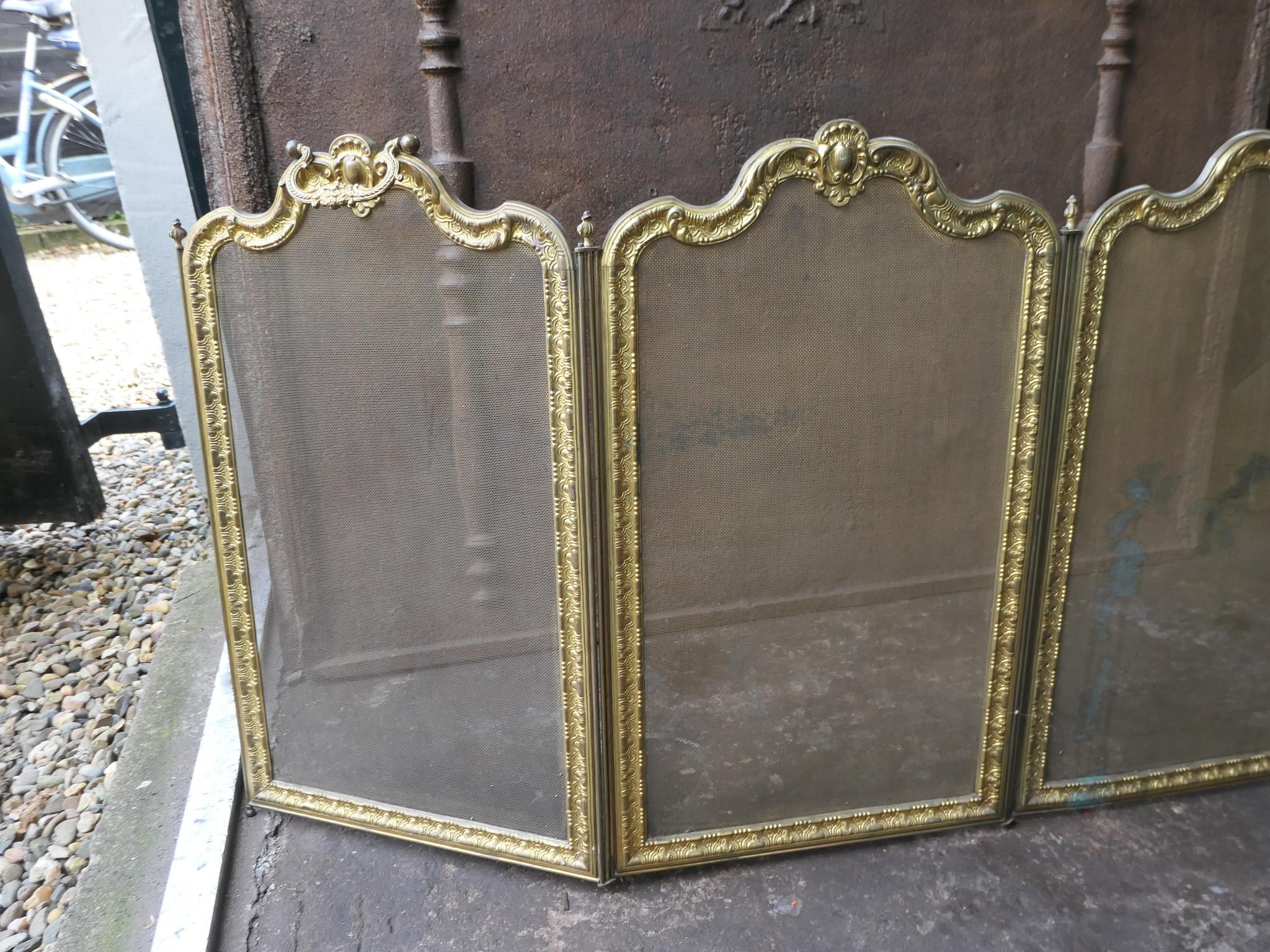 French Napoleon III 'Bouhon Frères' Fireplace Screen or Fire Screen For Sale 12