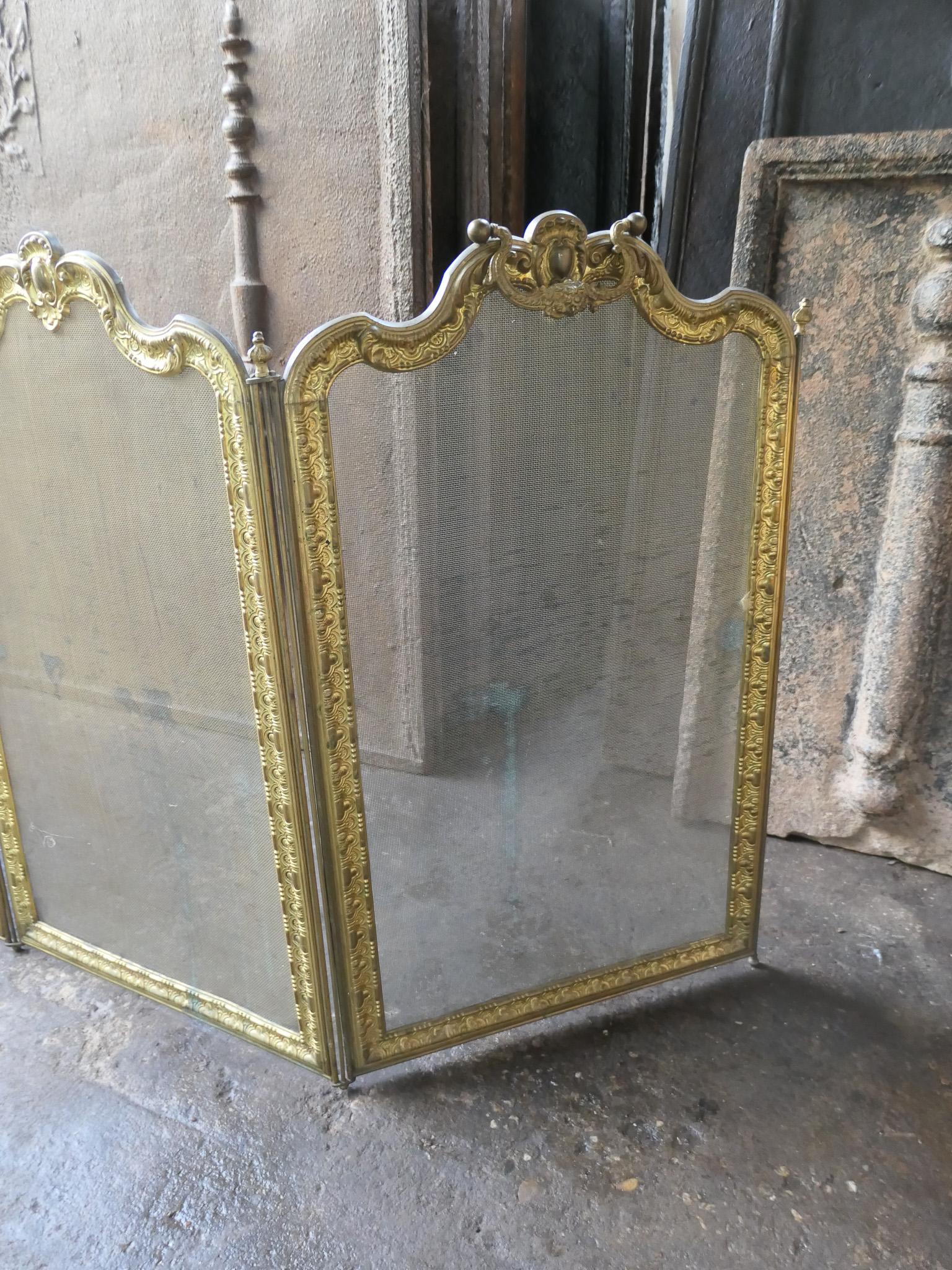 French Napoleon III 'Bouhon Frères' Fireplace Screen or Fire Screen For Sale 13