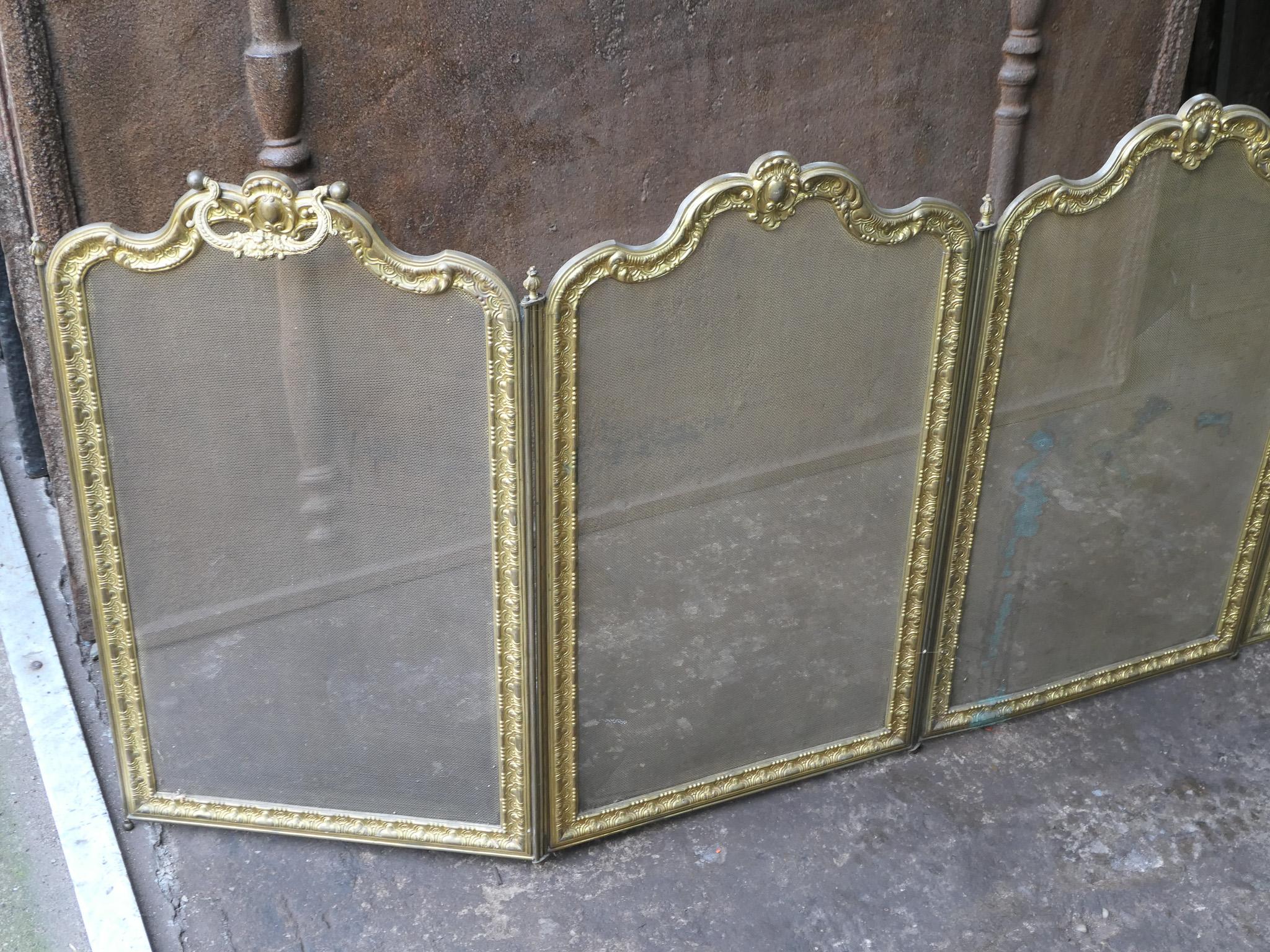 French Napoleon III 'Bouhon Frères' Fireplace Screen or Fire Screen For Sale 1