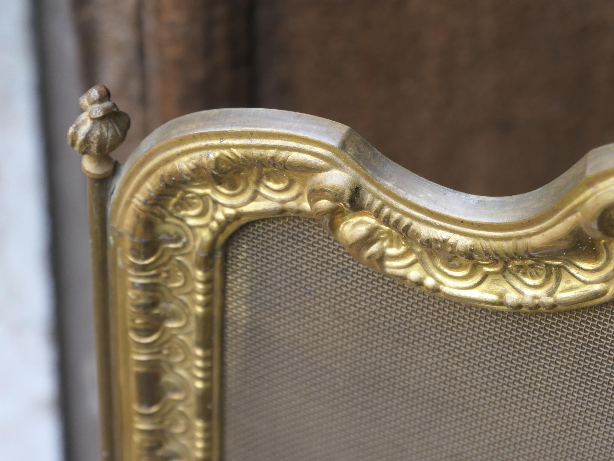 French Napoleon III 'Bouhon Frères' Fireplace Screen or Fire Screen For Sale 3