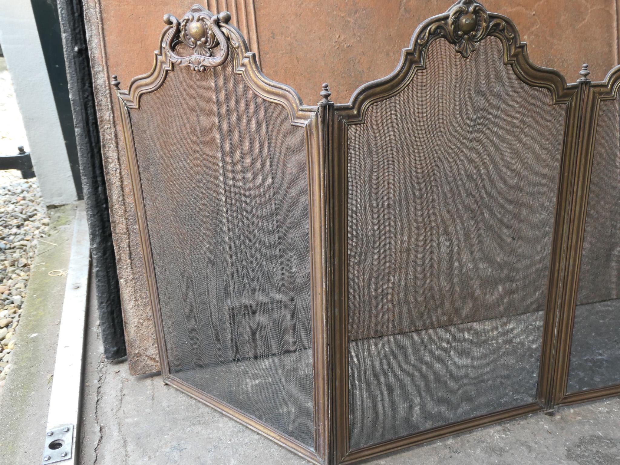 French Napoleon III 'Bouhon Frères' Fireplace Screen or Fire Screen 3