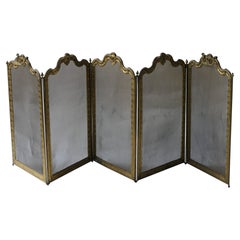 French Napoleon III 'Bouhon Frères' Fireplace Screen or Fire Screen