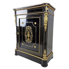 Gabinetto francese Napoleone III Boulle del 1880 ca.